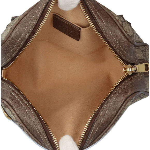 GUCCI Ophidia Waist Bag GG Supreme Canvas 517076 Beige - Picture 6 of 9